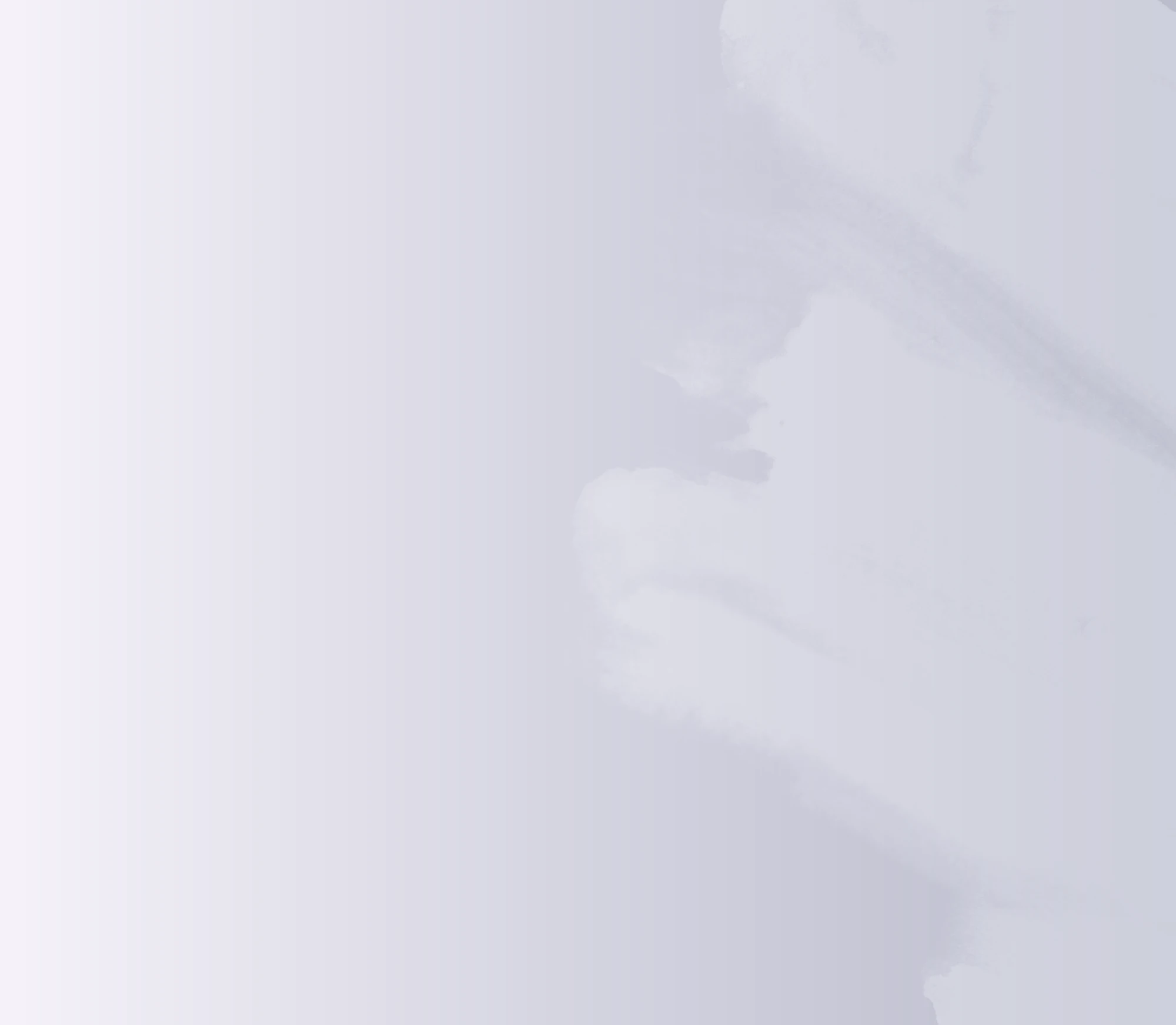 Light gray and pale lavender abstract background with soft brush stroke textures and subtle vertical gradient